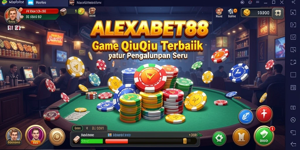 Tampilan menarik dari gameplay QiuQiu di ALEXABET88.