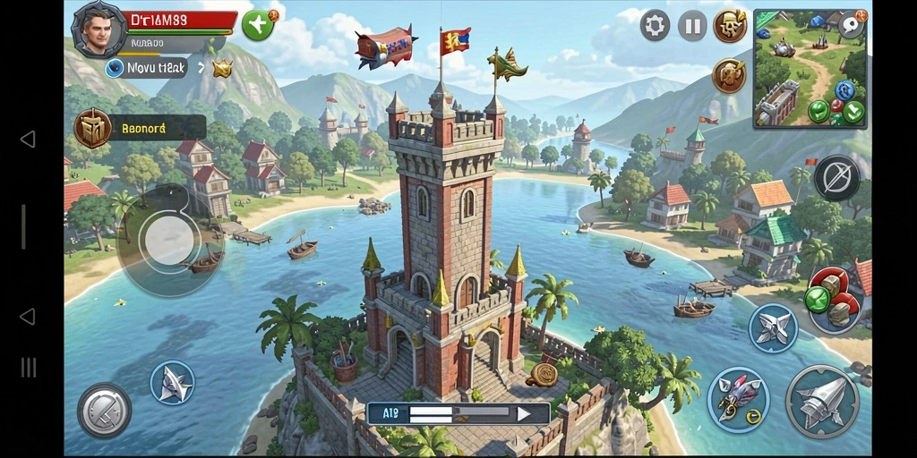 Gameplay seru Tower Defense dalam AMS789 yang menantang.