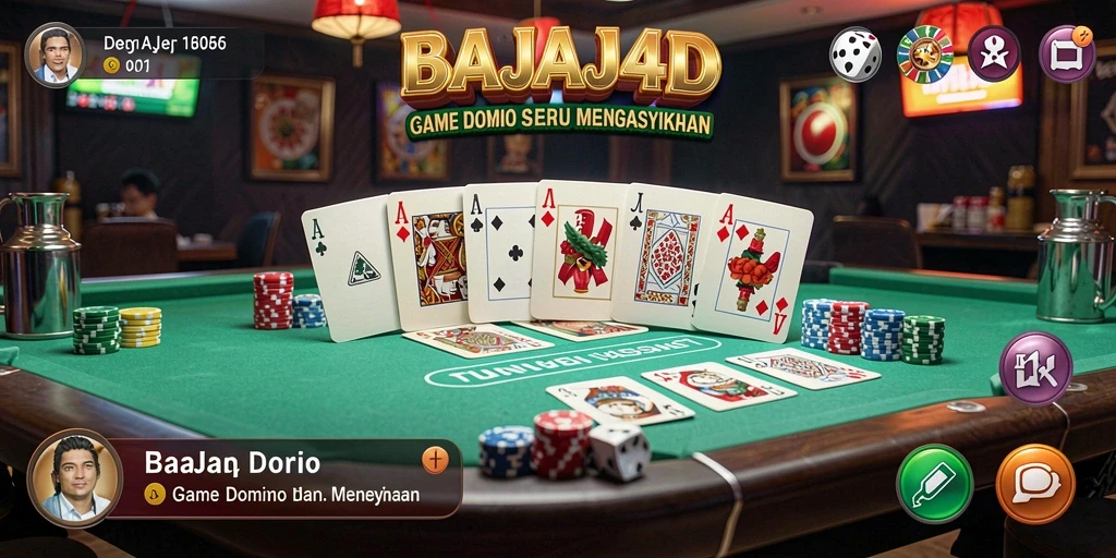 Tangkapan layar gameplay BAJAJ4D yang menunjukkan keseruan permainan Domino.