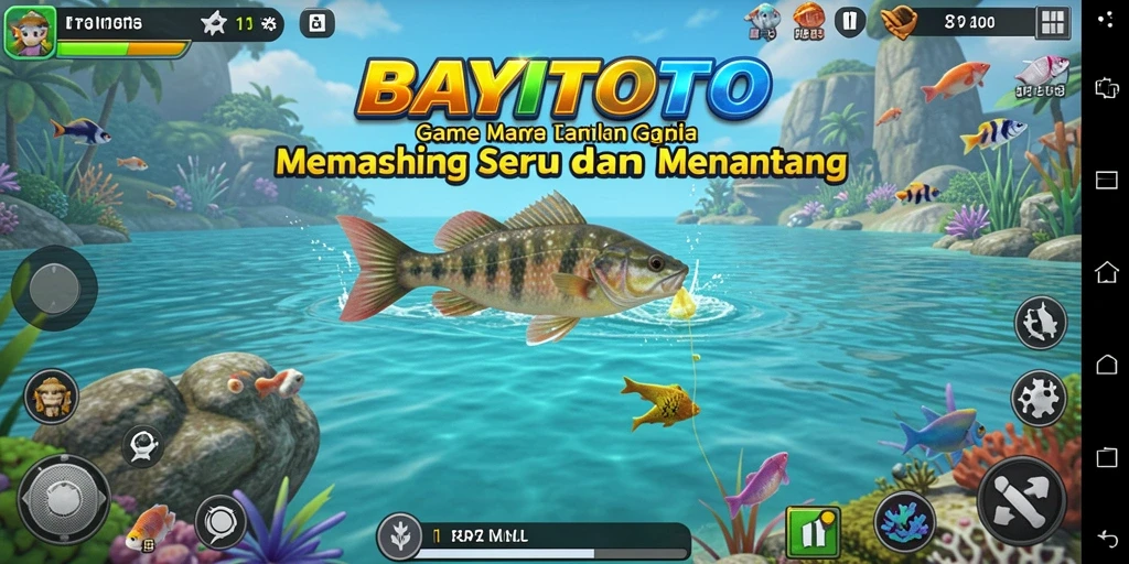 Tangkapan ikan yang memuaskan dalam gameplay BAYITOTO.