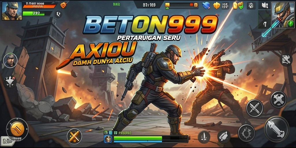 Tangkapan layar gameplay BETON999 yang penuh aksi.