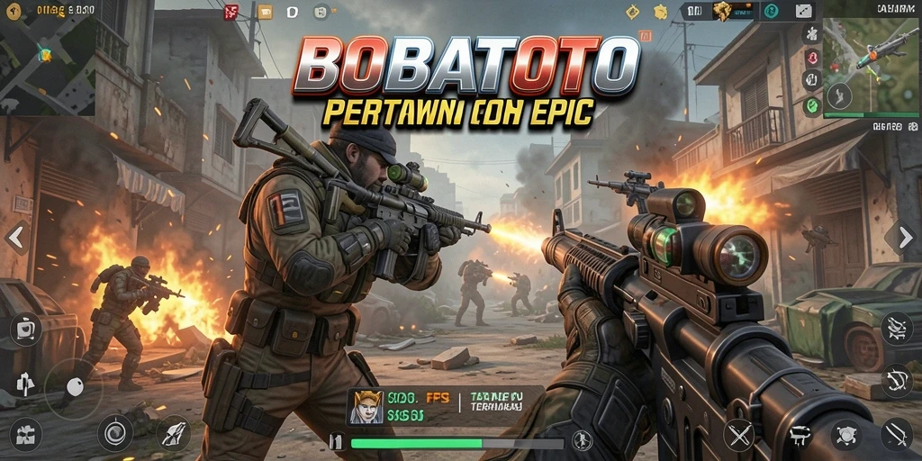 Tangkapan layar dari gameplay seru BOBATOTO di FPS.