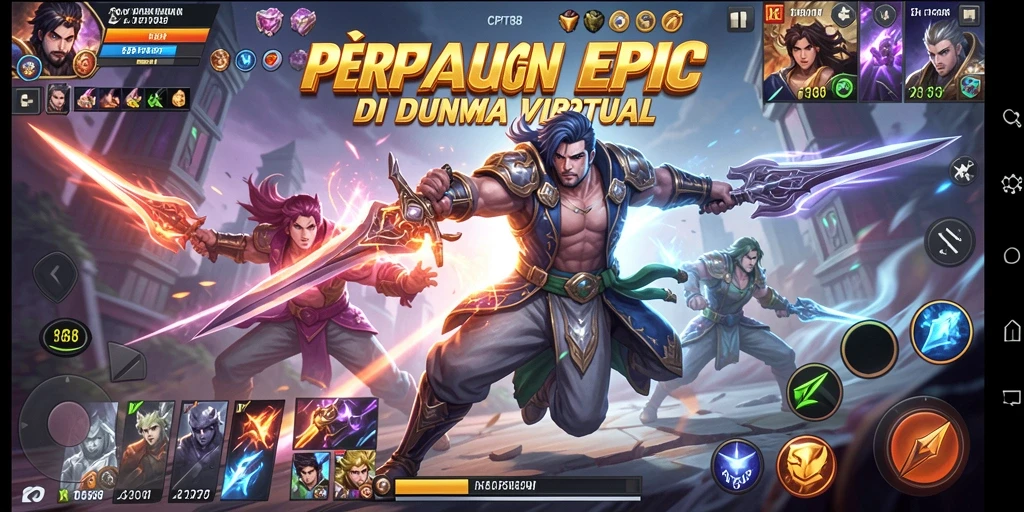 Tangkapan layar game Fighting penuh aksi dan grafis mengesankan.