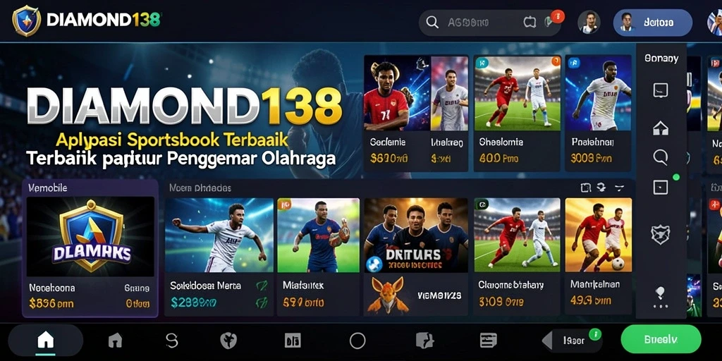 Tampilan menarik dari gameplay Sportsbook DIAMOND138.