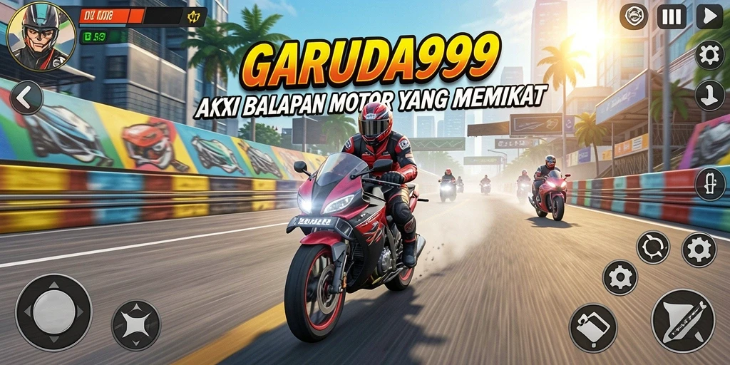 Pengalaman balapan motor yang seru dan mendebarkan.