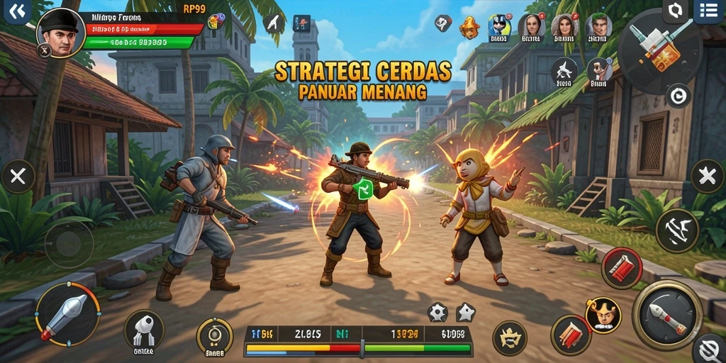 Tampilan screenshot RP99 menampilkan aksi strategi yang mendebarkan.