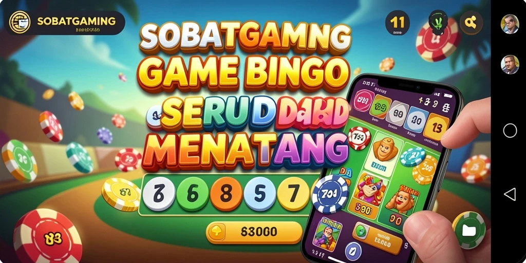 Tampilan gameplay Bingo yang menyenangkan di SOBATGAMING.