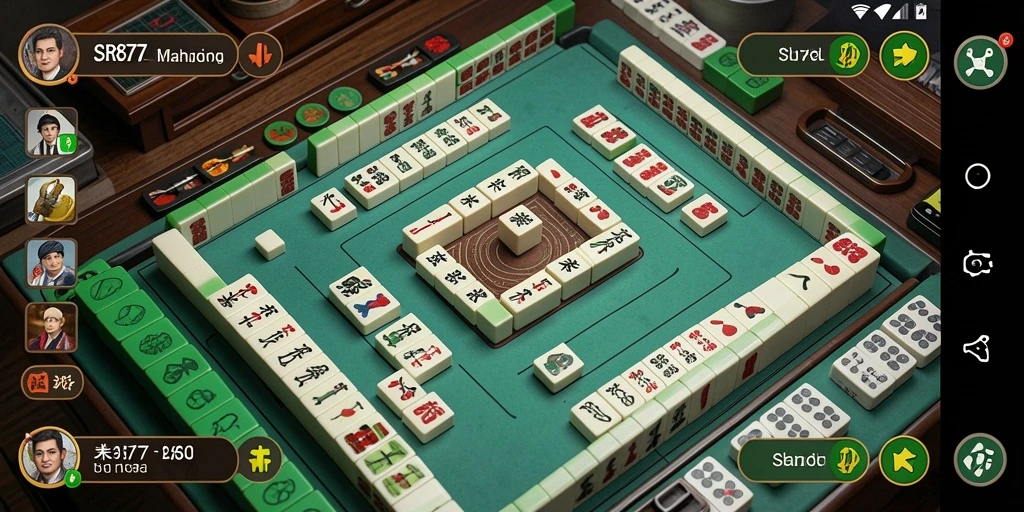 Tampilan gameplay Mahjong yang menegangkan dan penuh strategi.