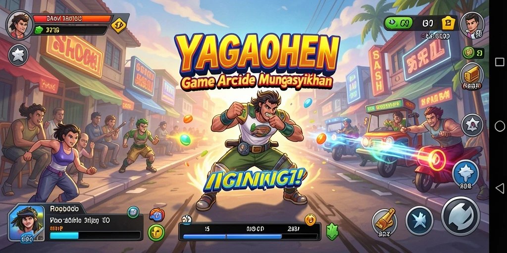 Tampilan gameplay seru dari YAGAOHEN yang menantang.