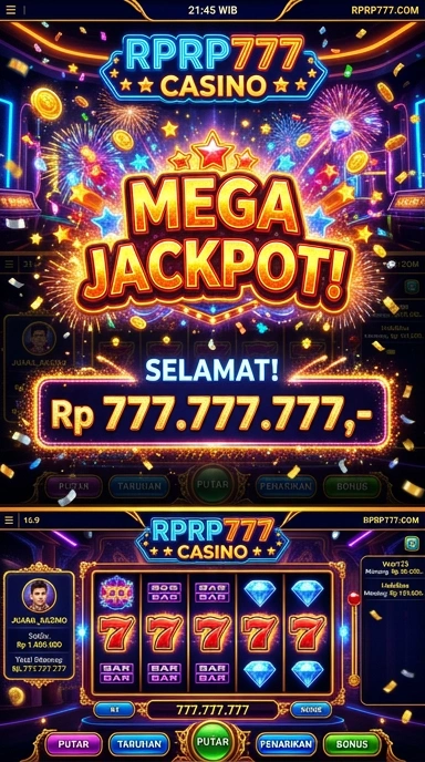 Screenshot dari antarmuka aplikasi rprp777 yang ramah pengguna.
